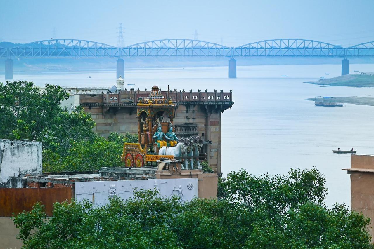 Ganga Darshanam Guesthouse At Dashashwamedh Ghat Varanasi Dış mekan fotoğraf