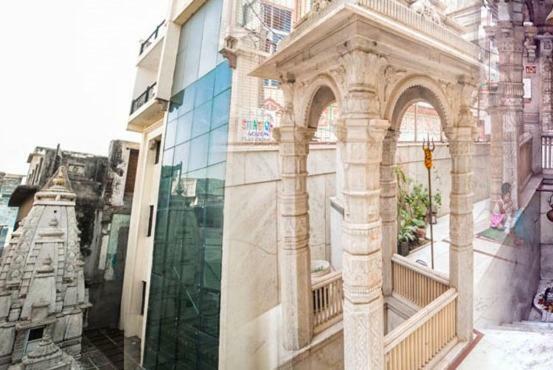 Ganga Darshanam Guesthouse At Dashashwamedh Ghat Varanasi Dış mekan fotoğraf